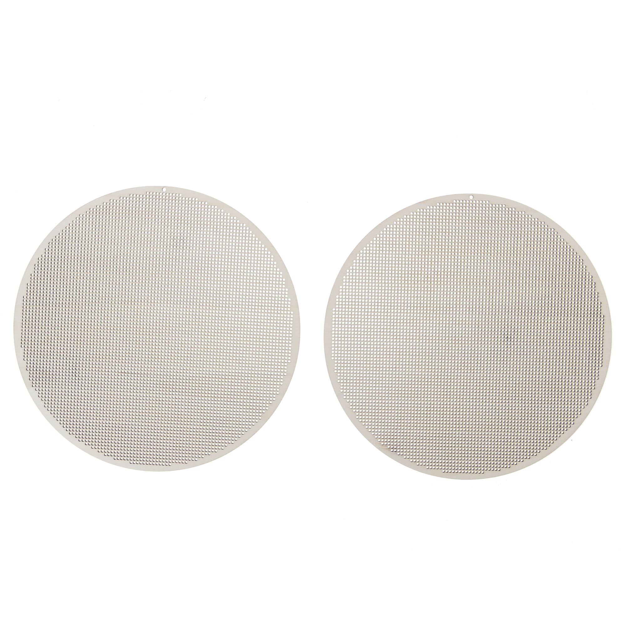8" Round Cross Stitch Wood Canvas, 2ct. by Loops & Threads®